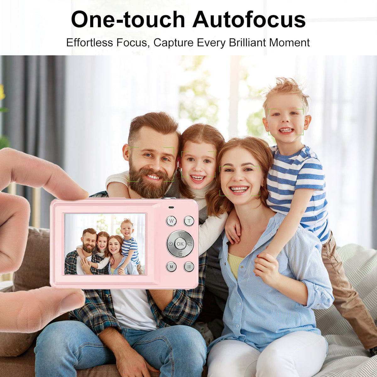 Digital Camera 48MP Autofocus 4K Camera 18X Zoom with Dual Lens