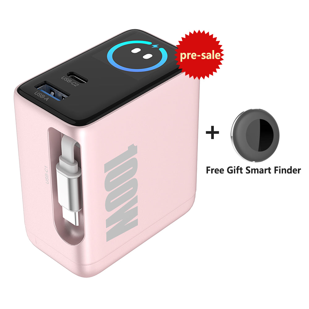 USB Charger 100W 3 Ports Fast Charging With Screen